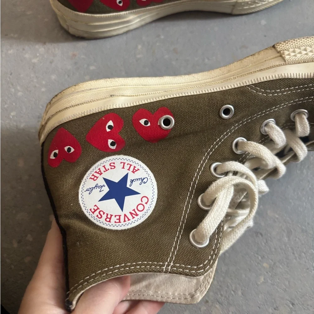 Comme des Garcons PLAY olive high
